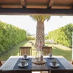 452 - Villetta Con Portico, Giardino E Bellissima Vista Mare Spiaggia Inclusa