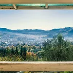 Valuable Rustic Tuscan Swimming Pool, Breathtaking View Of Camaiore